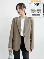 2021春秋小西装外套女韩版中国风网红设计感西服套装女士气质上衣